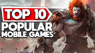 Top 10 Popular Mobile Games Worth Playing Android  iOS [upl. by Enymsaj312]