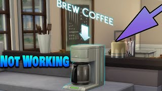 This Coffee Machine NOT WORKING  The Sims 4 PS4 Gameplay [upl. by Llehsyt]