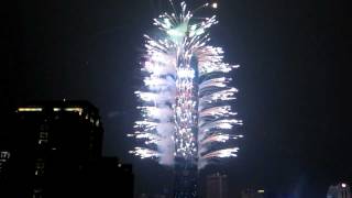 Taipei 101 Fireworks  New Years 2012 [upl. by Argyle]