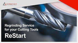 CERATIZIT ReStart Our regrinding service for cutting tools [upl. by Allerim]