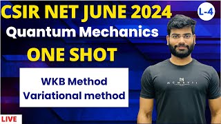 csir net physics june 2024 one shot quantum mechanics variational method wkb method [upl. by Shetrit]