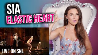 Vocal Coach Reacts to Sia  Elastic Heart Live on SNL [upl. by Duester144]