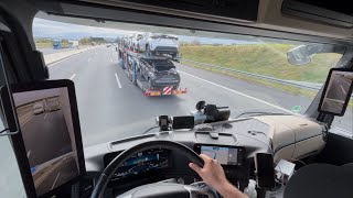 POV Truck Driving in Germany 🇩🇪 🇪🇺Europe europe germany truck driving pov mallu expeditor [upl. by Airdnala]