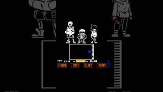 triple the threat animation on the beat undertale badtimetrio undertaleanimation [upl. by Dazhahs]