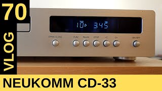 Neukomm Swiss HIGHEND CD Player CD33 plus a announcement The Audiophile Barista Weekly Vlog 70 [upl. by Ylahtan]