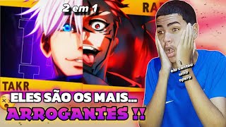 NÃO OTAKU Reagindo RAP Sukuna  Gojo  TAKERU [upl. by Berkman]