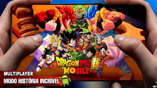 SAIU E ESTÁ PERFEITO NOVO DRAGON BALL SUPER MOBILE 2023 PARA ANDROID MODO HISTÓRIA E MULTIPLAYER [upl. by Enneles]