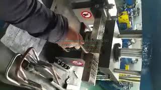 Car Seat Head Rest Pipe Bar Broaching MachineTube Notching Machine [upl. by Adler]