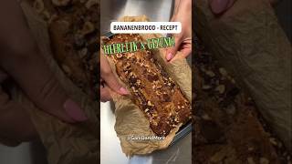 Glutenvrij amp Gezond Bananenbrood Recept 🍌 shorts glutenvrij [upl. by Nanny]