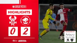 📺 HIGHLIGHTS  7 Dec 22  Harriers 02 Chester [upl. by Thistle]