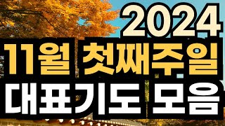 대표기도 예시ㅣ11월 주일예배기도 모음ㅣ11월 첫째주 대표기도문 모음ㅣ11월 1주 대표기도 예문ㅣ대표기도가 어려운분들을 위한 기도예시문ㅣ2024년 주일 예배 대표기도 준비 [upl. by Nettie]