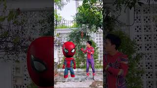 SpiderMan Punch  Spidergirl Faces Chucky With Super Hero 3D shorts spiderman chucky [upl. by Okimuk]