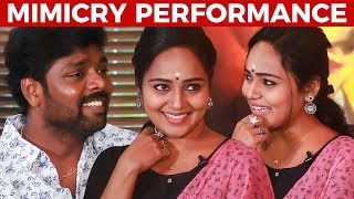 Vijay Sethupathi MIMICRY ROMANTIC Performance by Sivagami COUPLE  Colors Tamil  SS03 [upl. by Naitirb306]