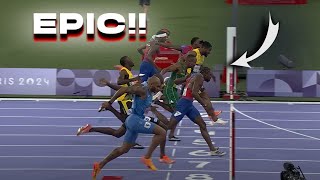 A Crazy Shocking 100m Final at Paris Olympics 2024 [upl. by Swartz323]