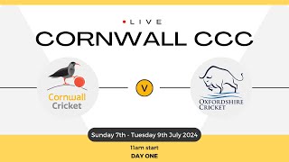 Cornwall CCC v Oxfordshire CCC  Day ONE [upl. by Columbyne]