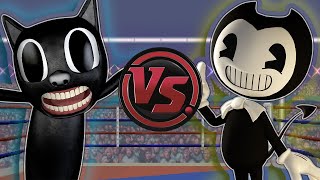 CARTOON CAT vs BENDY Bendy and The Ink Machine vs Cartoon Cat Song  CARTOON RAP ATTACK [upl. by Lyrred]