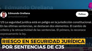 Sentencias de CSJ ponen en riesgo seguridad jurídica por cambio de criterios y retroactividad [upl. by Rodoeht677]