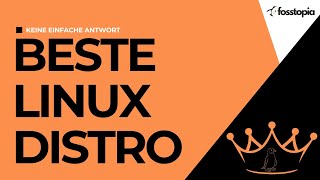 BESTE LINUX DISTRO  gibt es sie [upl. by Assirral]