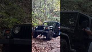 Needed all hands on deck for this one smorr tjjeep rockcrawling wheeling offroad [upl. by Aya]