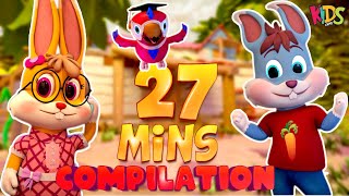 Tinkoo Aur Tinki Cartoon Series  Ep 07 to 12   Funny Cartoon For Kids  3D Animation Cartoon [upl. by Frederigo]