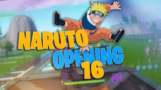 NARUTO OPENING 16 FORTNITE PIANO [upl. by Ruprecht]