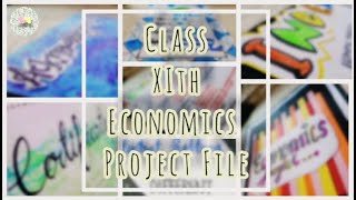 Economics Project File Class 11th Central Problems of An Economy with reference to India [upl. by Htenywg]