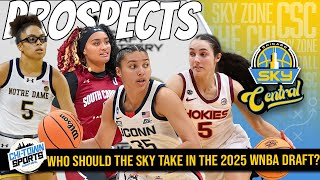 Who Should The Chicago Sky Take In 2025 WNBA Draft  GM Open To Trading 3 Overall Pick [upl. by Keir]