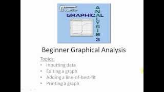 Beginner Graphical Analysis Tutorial [upl. by Adleremse]