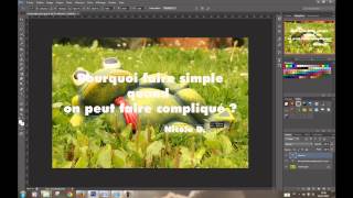 Comment inserer du texte dans une image sous Photoshop [upl. by Aneladgam]