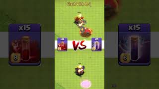 Bets Spells Vs Skeleton Spell Experiment shorts clashofclans cocexperiment viralshorts coc [upl. by Nawj118]