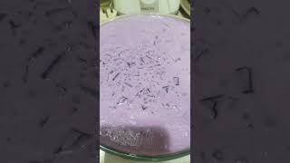 Ube gelatine so satisfying shortsfeed fyp ytshort [upl. by Aran]