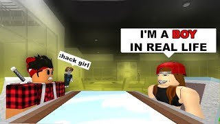 BREAKING UP ONLINE DATERS ON ROBLOX WITH HACKS [upl. by Malca]