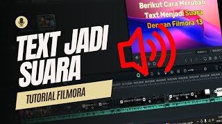 Cara Membuat Text Jadi Suara Di Filmora [upl. by Phillips]