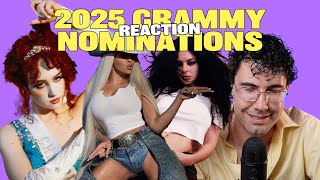 Reacting to the 2025 Grammy Nominations [upl. by Ellekram]