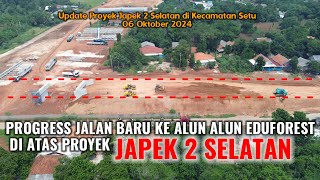 Progress Pembuatan Jalan Baru Desa Ciledug Di atas Jalan Tol Japek 2 Selatan Ruas Ciledug [upl. by Terryn]