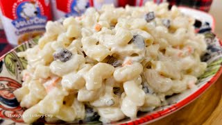 Paskong Pinoy Recipe Chicken Macaroni Salad [upl. by Taimi]