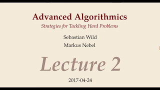 Advanced Algorithms  Lecture 02 [upl. by Jacobson]