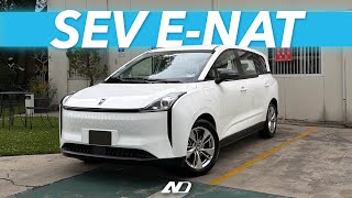 Un auto eléctrico específico para plataformas de movilidad  SEV ENat  Primer vistazo [upl. by Anyt]