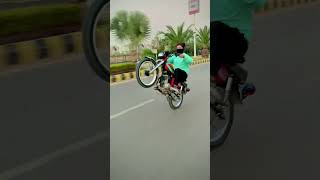 outlaw punjabisong viralshort wheelieking stunt bikewheeling viralvideo [upl. by Zoara]