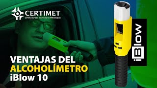 iBlow 10 ¿Cómo usar este alcoholímetro para medir alcohol en el aliento  CERTIMET [upl. by Sedrul]