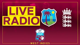 🔴 LIVE RADIO  West Indies v England  1st CG United ODI [upl. by Rebeka]