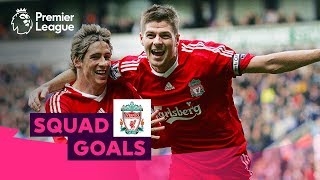 Unbelievable Liverpool Goals  Gerrard Torres Salah  Squad Goals [upl. by Gaylord]