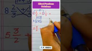 Fraction Solving Trick in MathEasy Solution of Fraction Questions [upl. by Tingey]