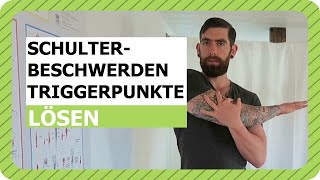 Triggerpunkte in der Schulter selbst behandeln [upl. by Nynnahs]