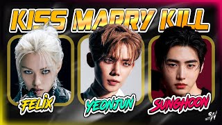 KISS MARRY KILL KPOP IDOLS EDITION2💋👰‍♀️🔪💀 [upl. by Nillek414]