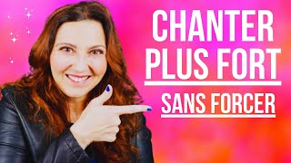 Chanter fort sans FORCER de la gorge 20 min par jour cours de chant [upl. by Sion]