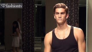 Sexy Male Models Backstage at Ermenegildo Zegna Spring 2013  Milan Mens Fashion Week  FashionTV [upl. by Pacien739]