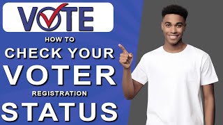 How to check your voter registration status 2024 [upl. by Moureaux]