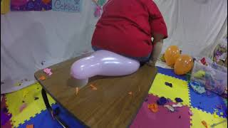 Flashback to 2018  My Wife Popping 11quot Balloons from Walmart [upl. by Akiram449]