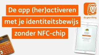 Activeren App met foto van je identiteitsbewijs  Digitaal bankieren Hoe werkt het  ING [upl. by Riay]